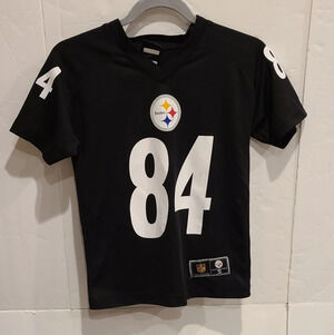 NFL PITTSBURGH STEELERS BROWN 84 JERSEY size S